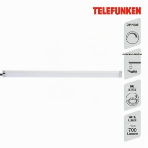 Lampa LED sub mobila TELEFUNKEN, 50 cm, 7 W, 720 Lm, argintie - Img 2
