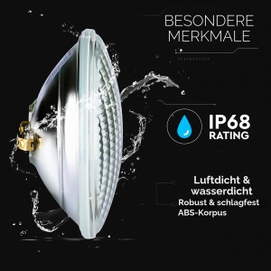 Lampa LED subacvatica V-TAC 12W PAR56, 1260 Lumen, IP68, Kaltwei - Img 5