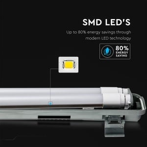 Lampa LED V-TAC 120 CM, 36W, IP65, 3400 Lumen, Culoare Kaltalb - Img 9