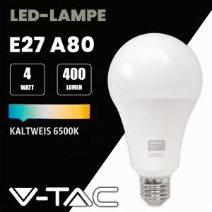 Lampa LED V-TAC A80 20W, 2452 Lumen, Culoare Kaltwei 6500K - Img 5