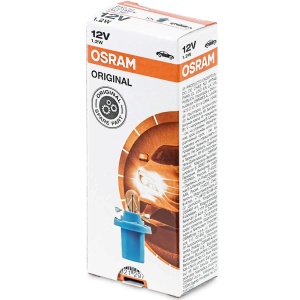 Lampa Osram B8.5d pentru montaj pe placa de circuite, 10 bucati, fabricata in Germania - Img 3