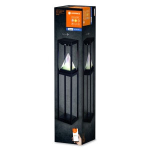 Lampa solara LEDVANCE SMART pentru exterior, neagra, cu control Bluetooth, 3000K - Img 6