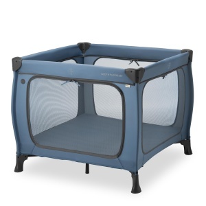 Langerie pentru copii Hauck Sleep N Play SQ, cu saltea, albastru inchis, 0-15 kg - Img 4
