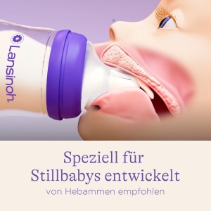 Lansinoh Babyflasche 240 ml NaturalWave Anti-Colic Design compact - Img 4