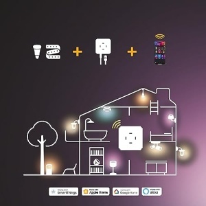 Lant LED Philips Hue Festavia, 500 Mini LED-uri, Alb si Culoare, 40 m, Dimabil - Img 10