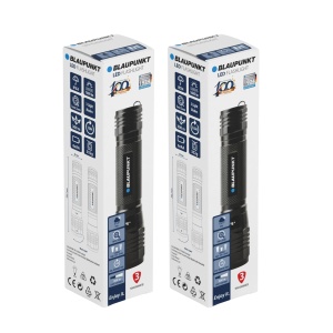 Lanterna LED Blaupunkt 1600 lm, 3 moduri, 6x AA, 2 bucati - Img 3