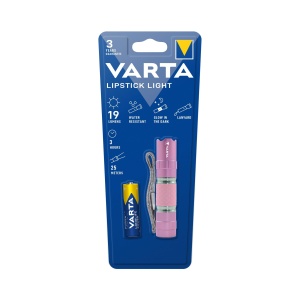 Lanterna LED Varta in Forma de Ruj, 0.5W, Roz, Impermeabila - Img 2