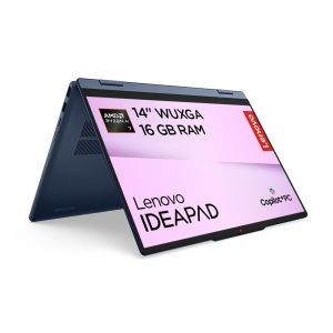 Laptop 2in1 Lenovo IdeaPad 5 14 Touch WUXGA AMD Ryzen 7 16GB RAM 512GB SSD Cosmic Albastru