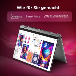 Laptop Convertible Lenovo Yoga 7i Aura Edition 14 OLED Intel Core Ultra 7 16GB RAM 1TB SSD Grau - Img 9
