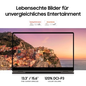 Laptop Convertible Samsung Galaxy Book3 360, 13 AMOLED, Intel Core i5, 8GB RAM, 512GB SSD - Img 4