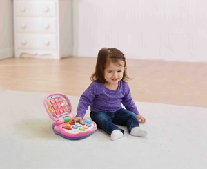 Laptop de invatare VTech Baby 80-191254, roz, 3 moduri de joc - Img 4