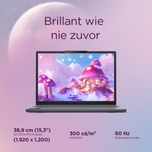 Laptop Lenovo IdeaPad Slim 3 15.3 WUXGA AMD Ryzen 5 512GB SSD 16GB RAM Luna Grau - Img 3