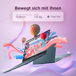 Laptop Lenovo Yoga Slim 7 14 OLED 2.8K AMD Ryzen 7 16GB RAM 1TB SSD Tidal Teal - Img 3