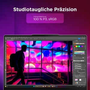 Laptop Lenovo Yoga Slim 7 Ultra Aura Edition 14 2.8K OLED 32GB RAM 1TB SSD - Img 7