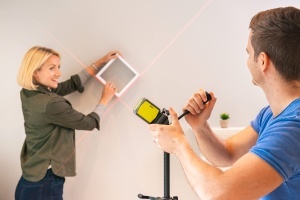 Laser cu linii incrucisate Ryobi RBCLLR1 lumina rosie 10 m - Img 5