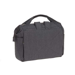 LASSIG Baby Twin Bag Geanta scutece Geanta pentru bebelusi cu functie rucsac incl. accesorii de schimb/Goldie Twin Bag, antracit, 1 bucata (1 pachet) - Img 11