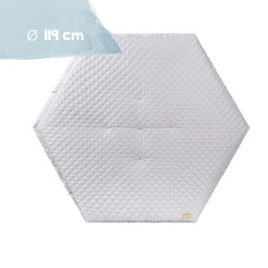 Laufgitter hexagonal roba Style alb 3 niveluri ajustabile cu roti pentru bebelusi - Img 8