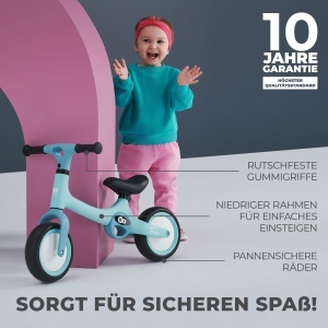 Laufrad Kinderkraft Tove, 2 kg, inaltime ajustabila, culoare bej - Img 2