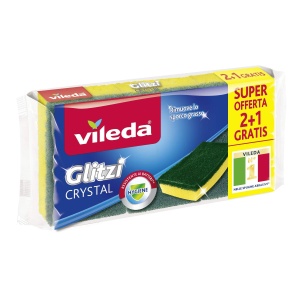 Laveta Vileda Glitzi 2 1, material de calitate, rezistenta si durabilitate