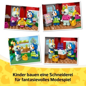 LEGO Animal Crossing 77055 Schneiderei Set de Constructie pentru Jocuri de Rol Creativ - Img 5