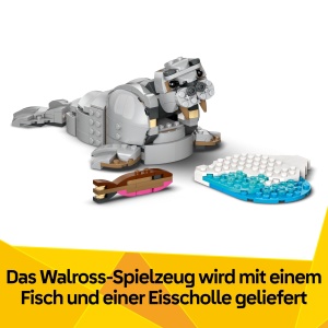 LEGO Creator 31171 Set 3-in-1 Animale Salbatice Nashorn Hipopotam Walrus - Img 5