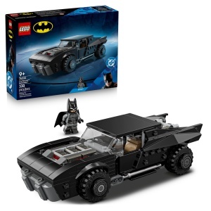 LEGO DC Batman Batmobil 76332 Masinuta de Jucarie cu Minifigura Batman si Moneda Colectibila