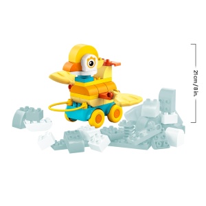 LEGO DUPLO 10448 Set 3-in-1 Animale pe roti pentru copii de la 2 ani - Img 9