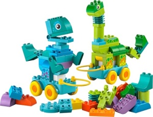 LEGO DUPLO 10451 Set 3-in-1 Dinos pe Roti 108 Piese pentru Copii 3 Ani - Img 9