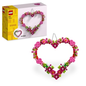 LEGO Iconic Herz-Deko 40638 Decoratiune in Forma de Inima 254 Piese Cadou Creativ