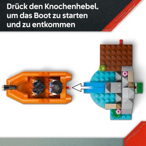 LEGO Jurassic World 76975 Set de Constructie cu TRex Barca si ATV - Img 4