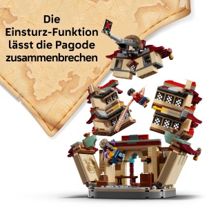 LEGO ONE PIECE 75638 Showdown Arlong Park Set Interactiv cu 5 Minifigurine si Pagoda - Img 3