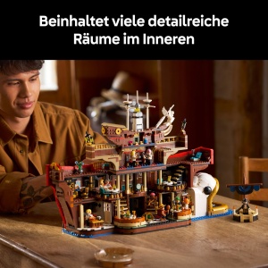 LEGO ONE PIECE Baratie Restaurant Plutitor 3402 Piese 10 Minifigurine - Img 3
