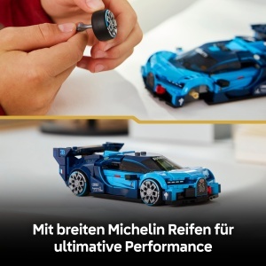 LEGO Speed Champions Bugatti Vision Gran Turismo 77253 Masina de jucarie pentru copii si colectionari 284 piese - Img 4