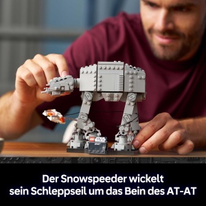 LEGO Star Wars 75440 AT-AT Diorama cu Snowspeeder si Stand Set de Constructie pentru Adulti - Img 3