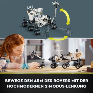 LEGO Technic 42158 NASA Mars Rover Perseverance Set cu AR si Elemente Interactive - Img 6