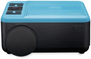 Lenco LPJ-500 - Proiector Bluetooth - Mini proiector - DVD player - 2800 lumeni - 30.000 de ore - Full HD - Bluetooth 5.0-2 x HDMI - USB - SD Port - AV-in - VGA - Albastru - Img 5