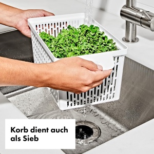 Lingura de gatit din otel inoxidabil si silicon OXO, design ergonomic, rezistenta la caldura - Img 4