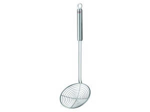 Lingura de scurs Rosle Seihloffel inox 1810 14 cm maner rotund argintiu