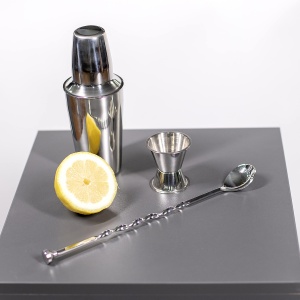 Lingura Fackelmann 28058 pentru Cocktailuri si Gin Tonic 28 cm Otel Inoxidabil - Img 4