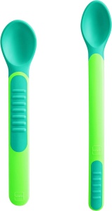 Linguri Sensibile la Caldura Mam cu Capac, Flexibile, Verzi