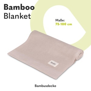 Lionelo Bamboo Blanket Babydecke 100x75 cm Material Antibacterian si Hypoalergenic - Img 2