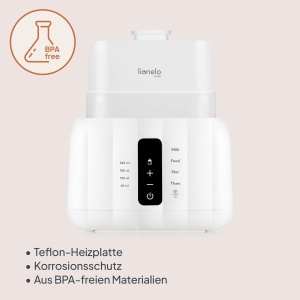 Lionelo Thermup Duo Incalzitor Electric Biberoane 6-in-1 Cu Touch Panel BPA-Free - Img 8