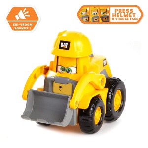 Loader cu roti Caterpillar 82445A, 18 cm, sunete interactive, culoare neagra - Img 5