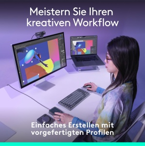 Logitech MX Creative Console Tastenfeld Programabil 9 LCD Graphit - Img 3