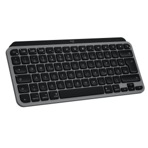Logitech MX Keys Mini pentru Mac - Tastatura Wireless Minimalista pentru MacBook Pro, MacBook Air, iMac, iPad, Bluetooth, Taste Iluminate, USB-C, Tastare Lina, RO QWERTZ - Gri