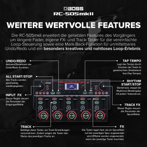 Loop Station BOSS RC-505mkII cu 5 Phrasenspuri, 32 Bit, Efecte Multiple - Img 5