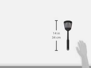 Lopata Gelochata Lacor 31 cm, Negru, Calitate Premium - Img 4