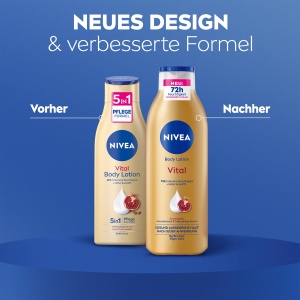 Lotiune Corporala NIVEA Vital, 250 ml, cu Granatapfel si Macadamia, 72h hidratare - Img 3