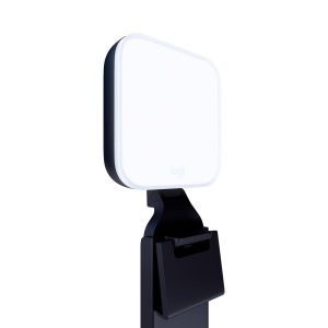 Lumina de streaming LED Logitech for Creators Litra Glow Premium cu TrueSoft - Pentru conferinte video, intalniri Zoom, suport reglabil si control al aplicatiilor desktop pentru PC/Mac - Graphite