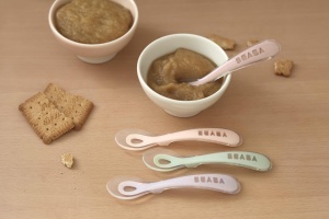 Luneta din silicon pentru bebelusi BEABA - set 4 bucati - ergonomic, multicolor - Img 2